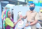 அல்லிநகர ஆய்வாளர் சேகர் 400 குடும்பங்களுக்கு உதவினார்...