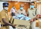 பாதுகாப்பு பணியில் ஈடுபடும் போலீசாருக்கு  ரூபாய் 5 லட்சம் மதிப்பில் முகத்திரை மாவட்ட காவல் கண்காணிப்பாளர்  எஸ். ஜெயக்குமார்  இன்று வழங்கினார்...