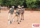 மதுரை மாவட்ட காவல் கண்காணிப்பாளர் V. பாஸ்கரன் முன்னிலையில் காவல் ஆளிநர்கள் கலவர கூட்டத்தினை சேதமின்றி கலைப்பது குறித்து  செய்முறை பயிற்சி...