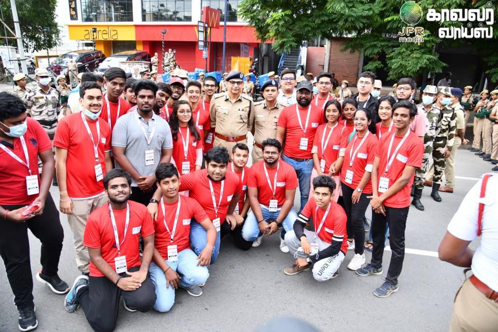  மோட்டார் அல்லாத போக்குவரத்தை மேம்படுத்துவதற்காக ஹேப்பி ஸ்ட்ரீட்ஸ்  என்ற திட்டத்தை இன்று சென்னை பெருநகர காவல் ஆணையாளர் சங்கர் ஜிவால், இ.கா.ப  துவக்கி வைத்தார்...