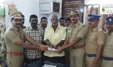 ஆட்டோவில் தவறவிட்ட 6 லட்சம் மூன்று நாட்களில்  உரியவரிடம் ஒப்படைப்பு..