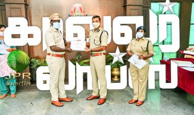 சிறப்பாக செயல்பட்ட துணை ஆணையாளர் முனைவர் பிரபாகர் அவர்களின் டீமை பாராட்டிய சென்னை ஆணையாளர்.