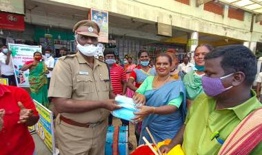 தேனி மாவட்டம் காவல்துறை சார்பில்  விழிப்புணர்வு நிகழ்ச்சிகள்...