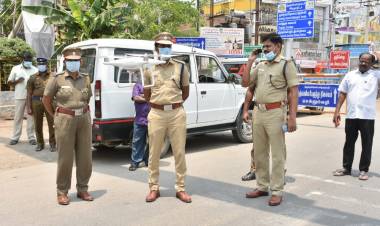 ட்ரோன் கண்காணிப்பு கேமராக்கள் மூலம் கண்காணிக்கும் நெல்லை மாநகர காவல்துறை...