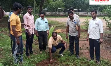 திருநெல்வேலி மாவட்ட காவல் கண்காணிப்பாளர் முகாம் அலுவலகத்தில் பனை விதை நடவு திருவிழா ...
