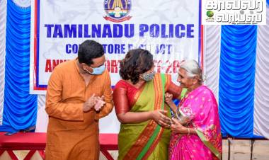 கோவை மாவட்ட காவலர் குடும்பங்களுக்கு ஆயுதப்படை மைதானத்தில் விளையாட்டுப் போட்டி நடைபெற்றது...