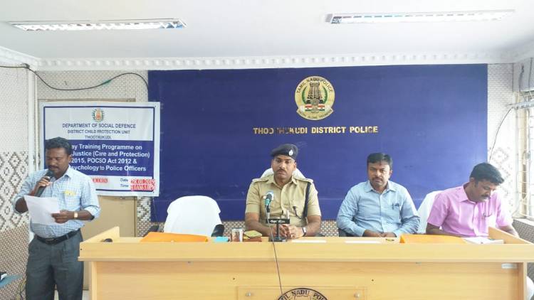 பாலியல் குற்றங்களில் இருந்து குழந்தைகளை பாதுகாக்கும் சட்டம் (2012)குறித்து பயிற்சி முகாம்...