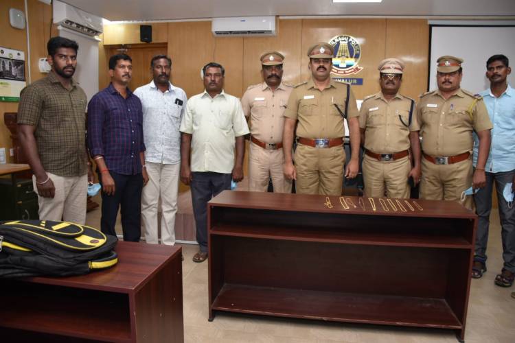அரியலூர் மாவட்டத்தில் நீண்ட நாட்களாக பல இடங்களில் கைவரிசை காட்டிய வழிப்பறி கொள்ளையன் கைது...