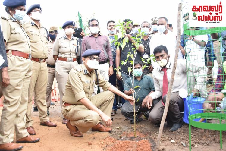 சென்னை பெருநகர காவல் ஆணையாளர் மரக்கன்றுகள் நடும் நிகழ்ச்சியை துவக்கி வைத்தார்...