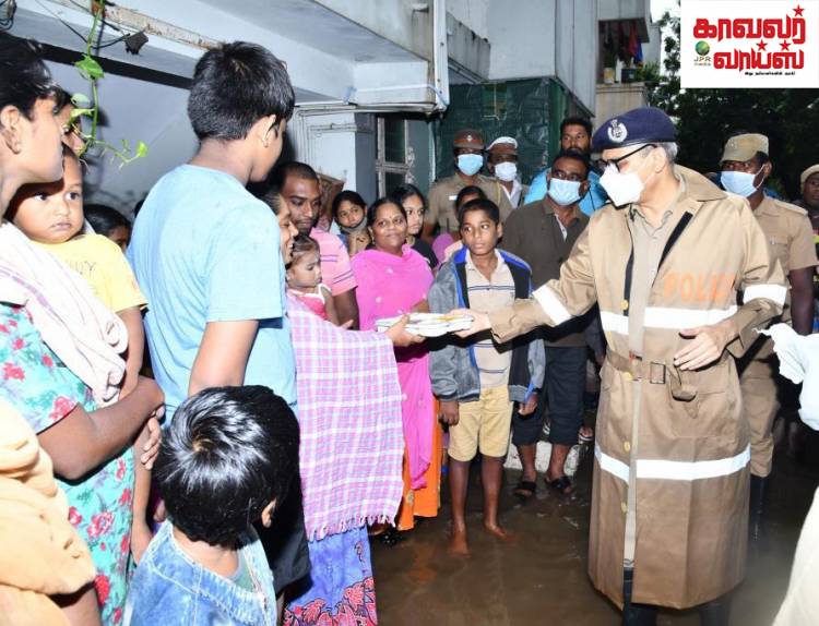 கீழ்பாக்கம் காவலர்குடியிருப்பிற்கு சென்று ஆய்வு நடத்திய சென்னைபெருநகரகாவல்ஆணையாளர்...
