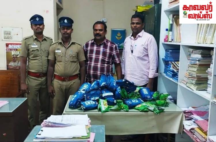 வாணியம்பாடியில் காவலர் இருவர்கள் போதை பொருட்கள் கடத்தி வந்த இளைஞரை ஒரு கிலோ மீட்டர் துரத்தி சென்று பிடித்தனர்...